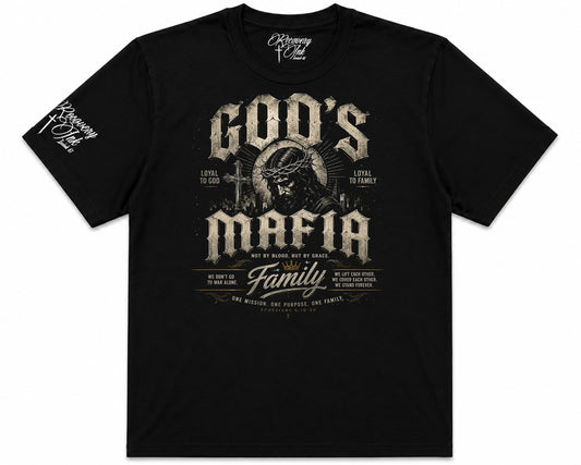 Recovery Ink™ God's Mafia Premium Cotton Blend T-Shirt