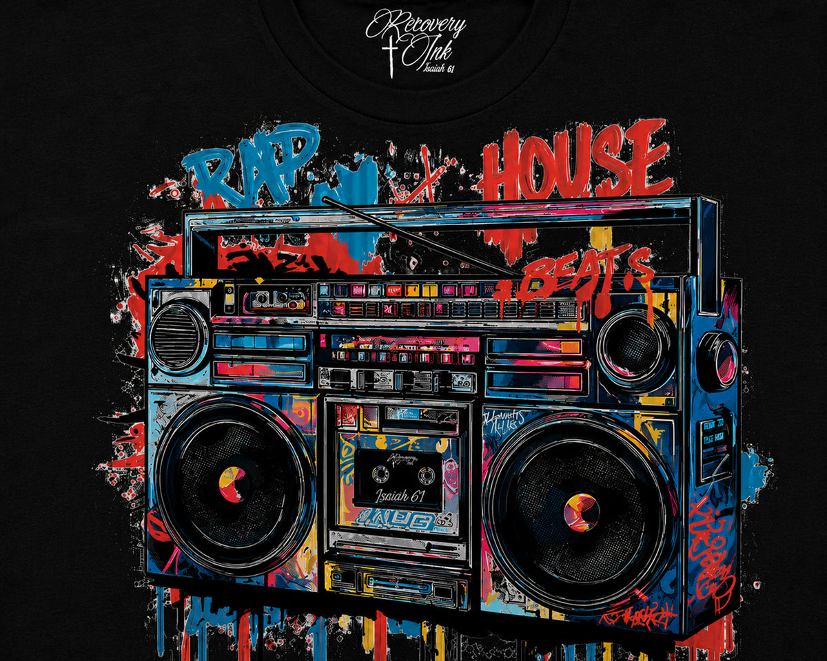 Recovery Ink™ Kingdom Beats Premium Cotton Blend T-Shirt
