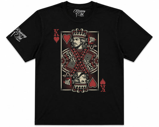 Recovery Ink™ King of Hearts Premium Cotton Blend T-Shirt
