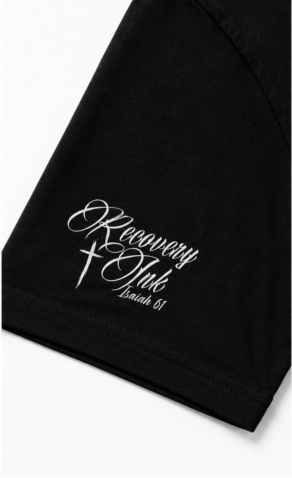 Recovery Ink™ Isaiah 61 Flame Script Premium Cotton Blend T-Shirt