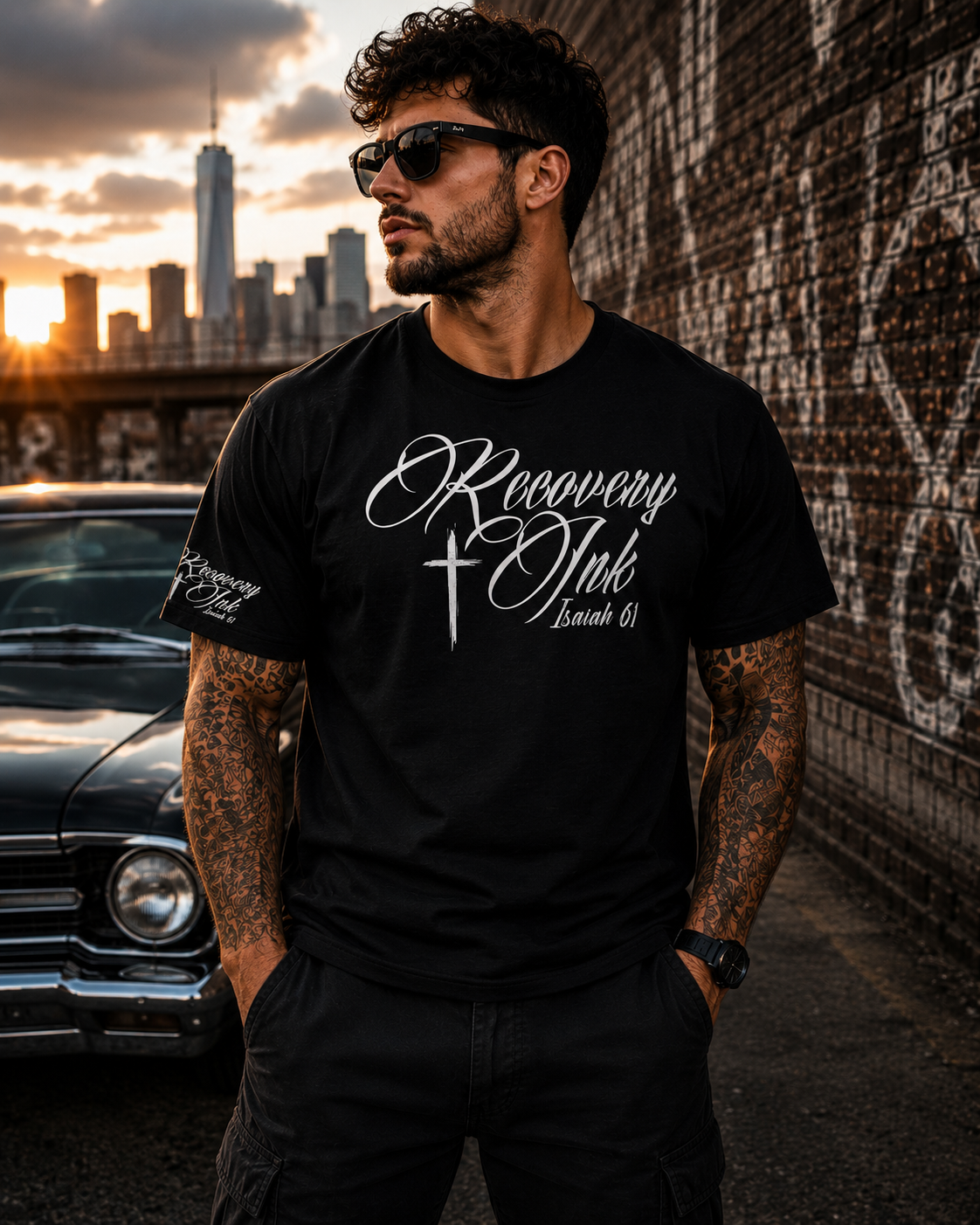 Recovery Ink™ Signature Logo Premium Cotton Blend T-Shirt