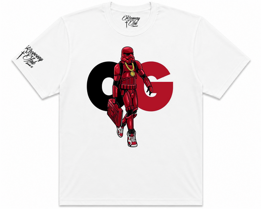 Recovery Ink™ Faith Syndicate – Crimson Edition Premium Cotton Blend T-Shirt