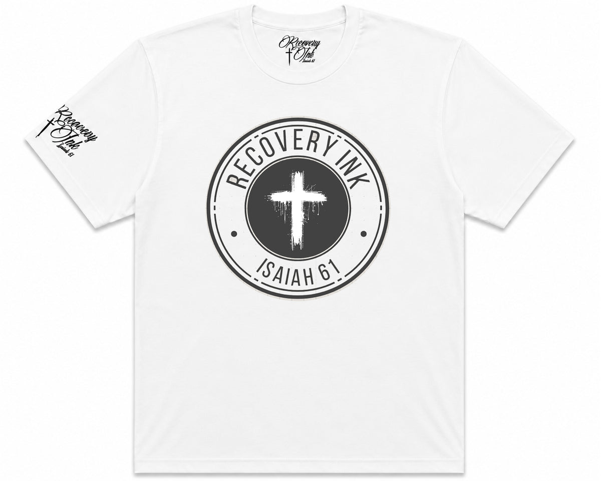 Recovery Ink™ Heritage Badge Premium Cotton Blend T-Shirt