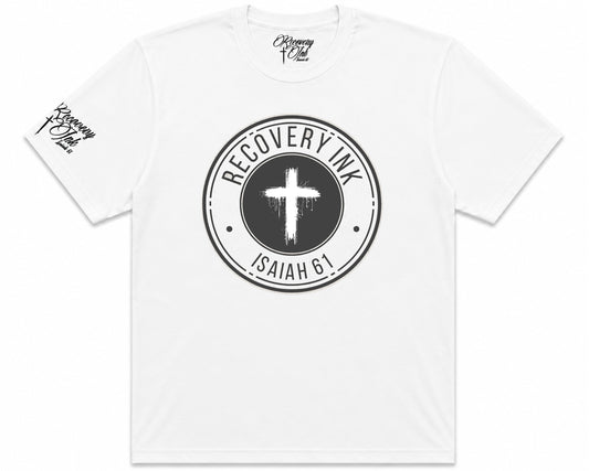 Recovery Ink™ Heritage Badge Premium Cotton Blend T-Shirt