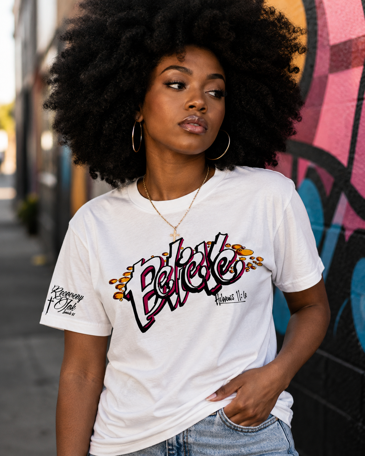 Recovery Ink™ Believe Premium Cotton Blend T-Shirt