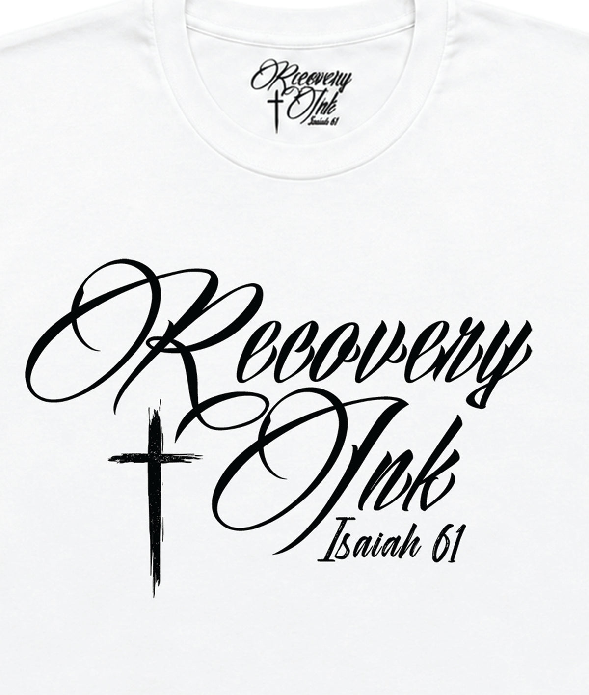 Recovery Ink™ Signature Series Premium Heavyweight T-Shirt – White