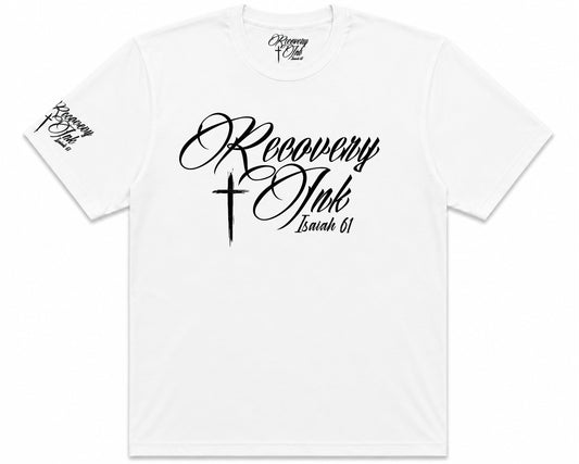 Recovery Ink™ Signature Series Premium Heavyweight T-Shirt – White