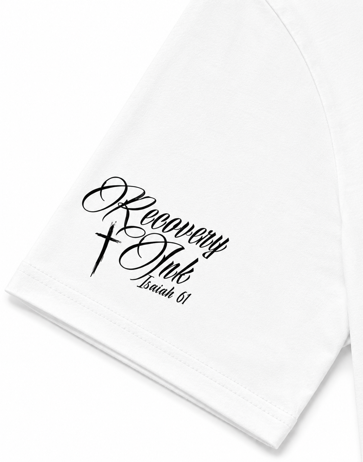 Recovery Ink™ Signature Series Premium Heavyweight T-Shirt – White